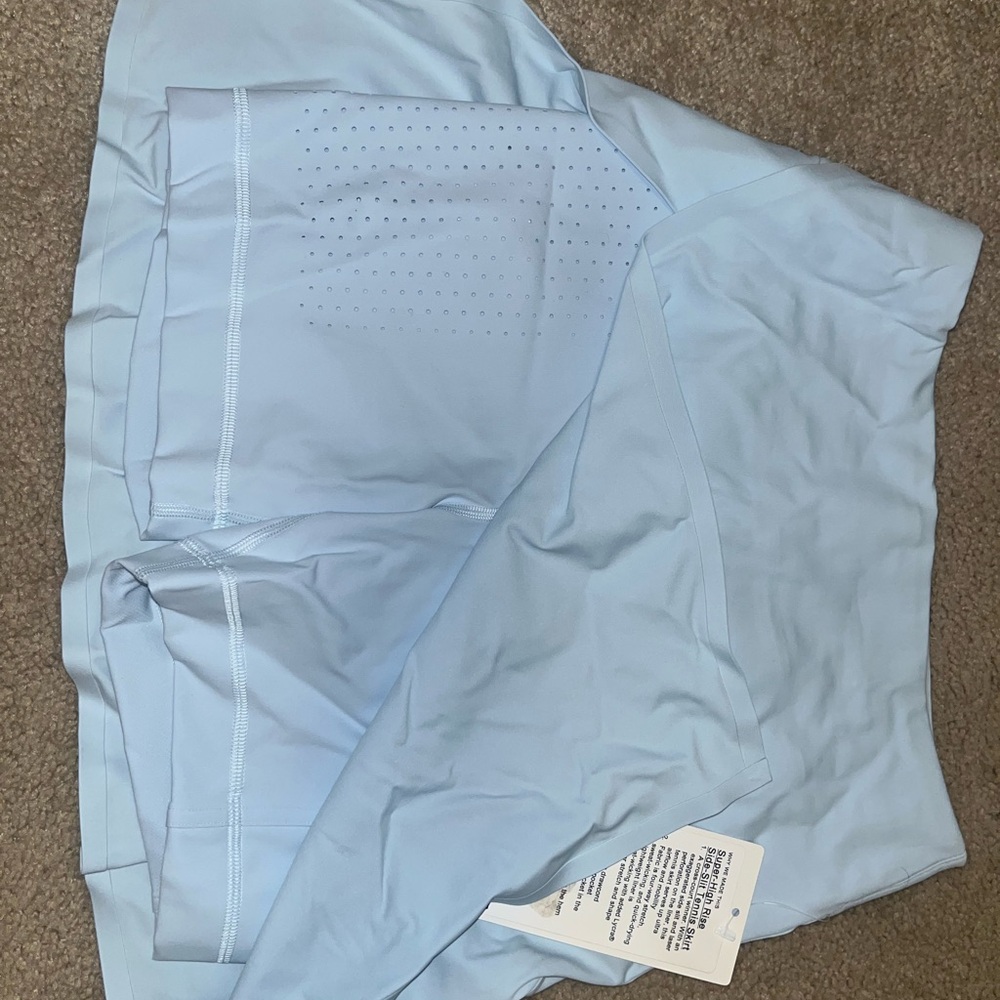 Lululemon Athletica Sky Blue Tennis Skirt